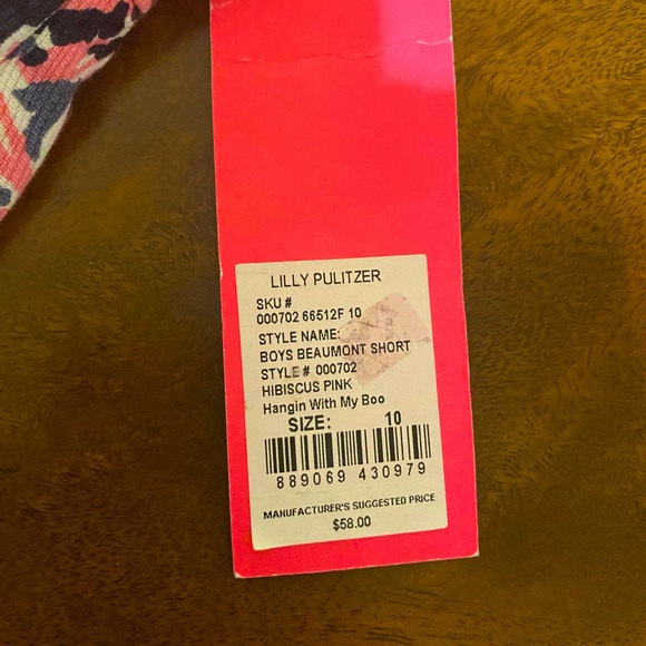 Lilly Pulitzer - Boys Beaumont Short Size 10 (new) - Picture 3 of 4
